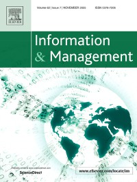Image of Information & Management Volume 61 Issue 5 July 2024